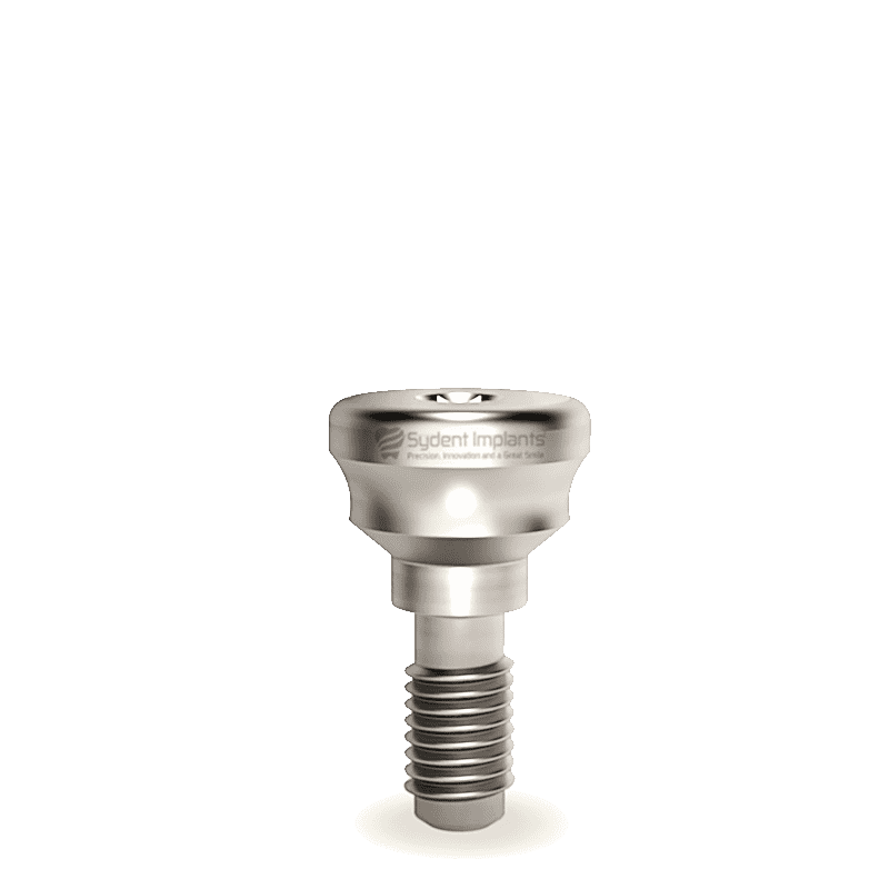 Concave golden titanium healing cap for dental implants, internal hex, standard platform.