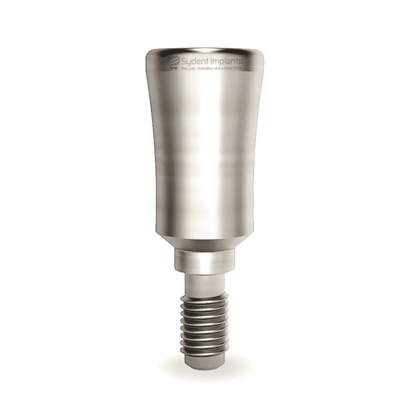 Titanium healing cap with Ø4.5 concave design for standard platform implants.