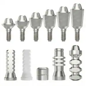 Complete Titanium Straight Multi-Unit Set with lab components - Sydent™