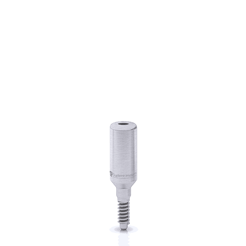 Healing cap for narrow platform dental implant with internal hex design.