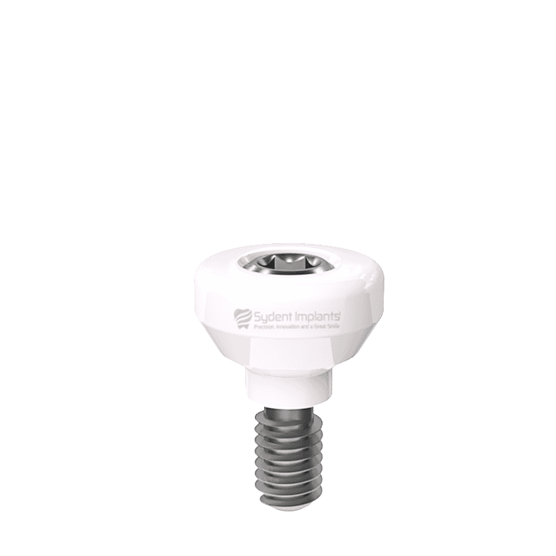 Zirconia healing cap with internal hex for dental implants, designed for optimal healing and integra.