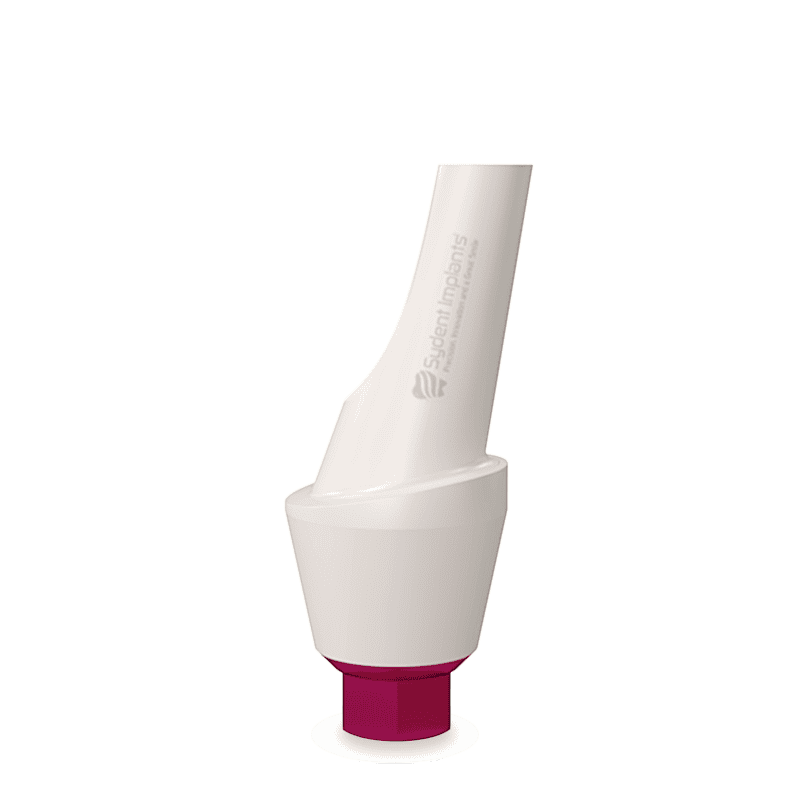 High-quality 15° Angled Zirconia Abutment with Titanium Base.