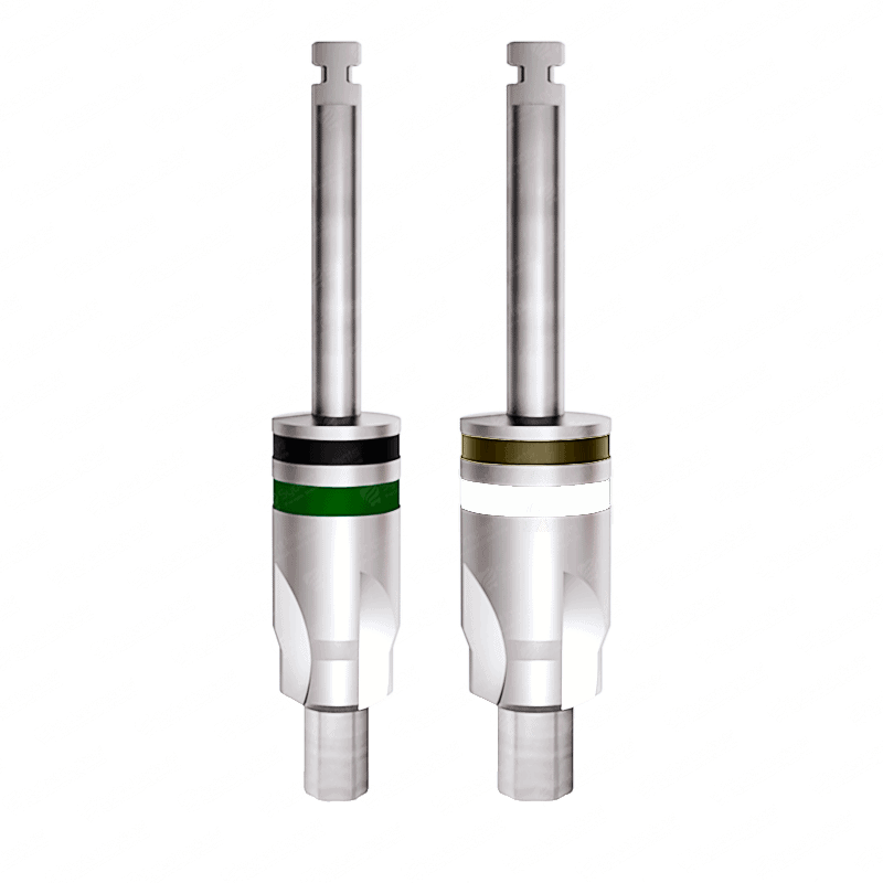 External irrigation countersink drills for precise dental implant procedures.