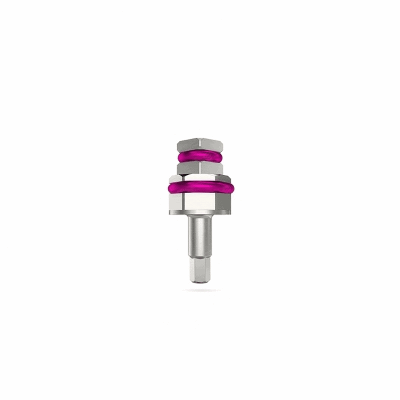 Hex driver adapter for dental implant tools, 2.1mm size, internal hex design.