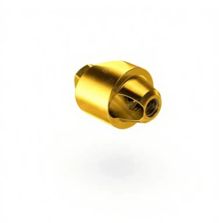 Top perspective view of Golden Angled 17 Multi-Unit Abutment