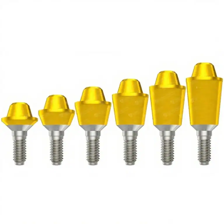 Sydent™ Golden Straight Multi-Unit abutments family in varying lengths