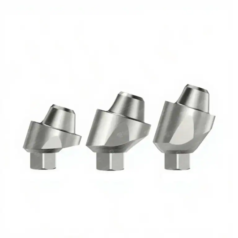 17 Degree Titanium Angled Multi-Unit Abutments in all collar heights (1mm-3mm)
